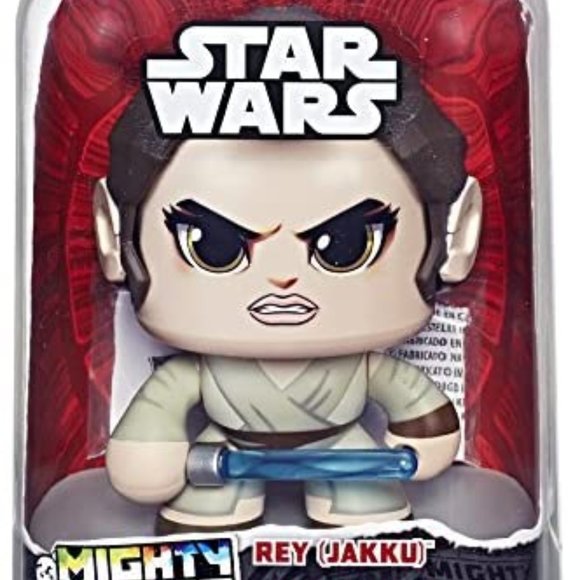 Star Wars MIGHTY MUGGS Rey (Jakku) 4-inch Action Figures 2017 NEW - Picture 5 of 9